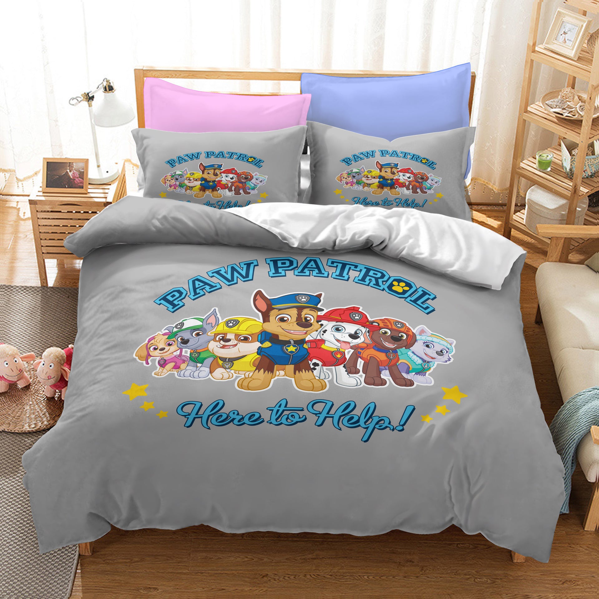 paw patrol bed set