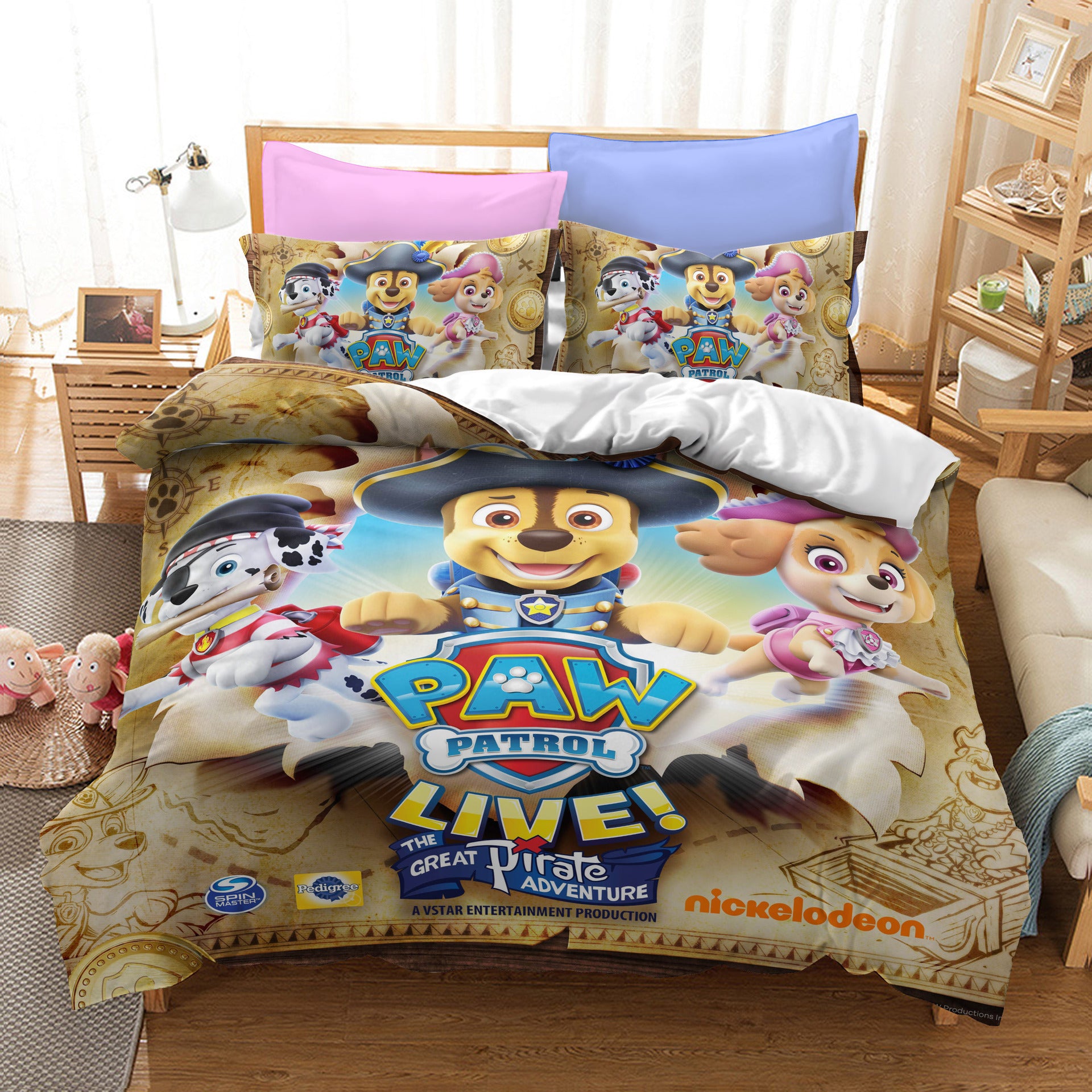 paw patrol bed set 