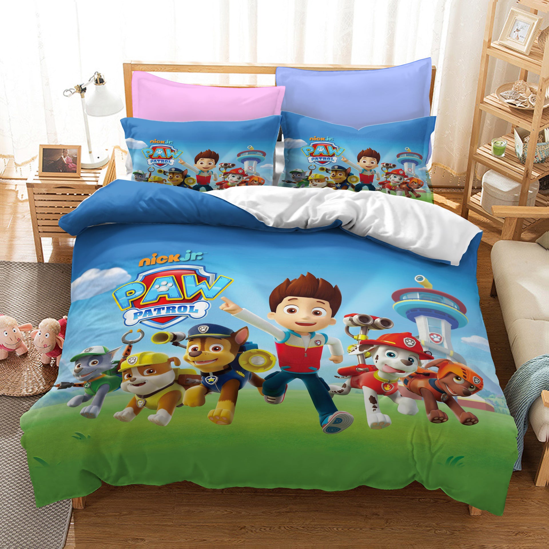 paw patrol bed set