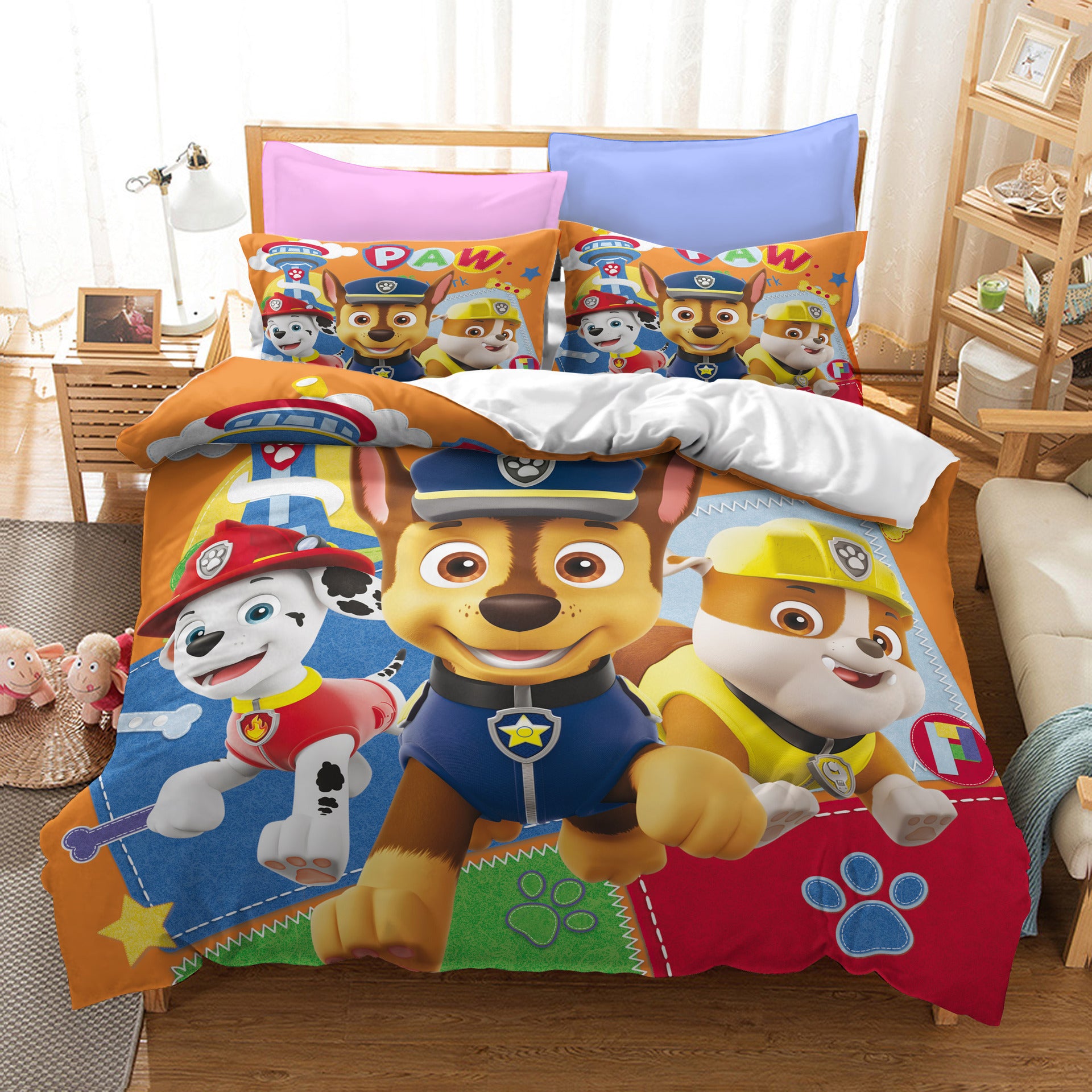 paw patrol bed set