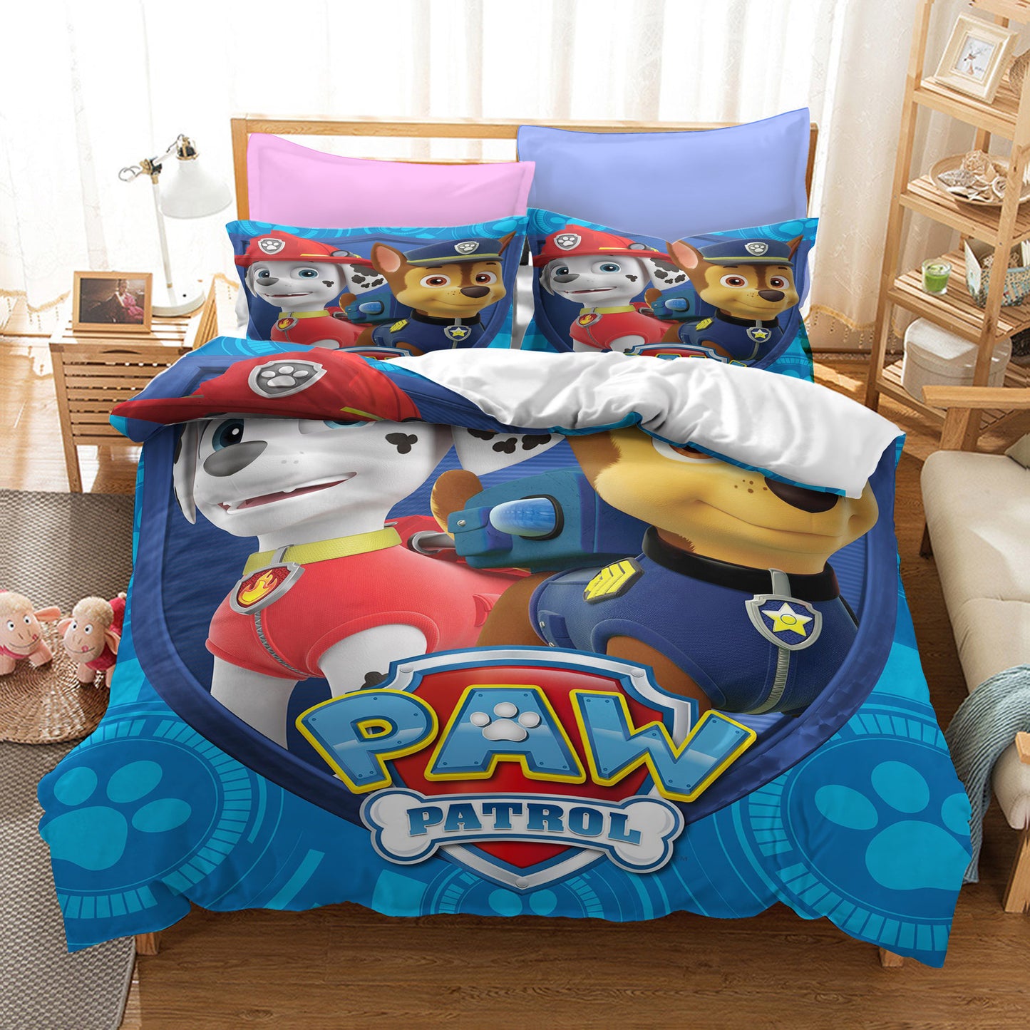 paw patrol bed set