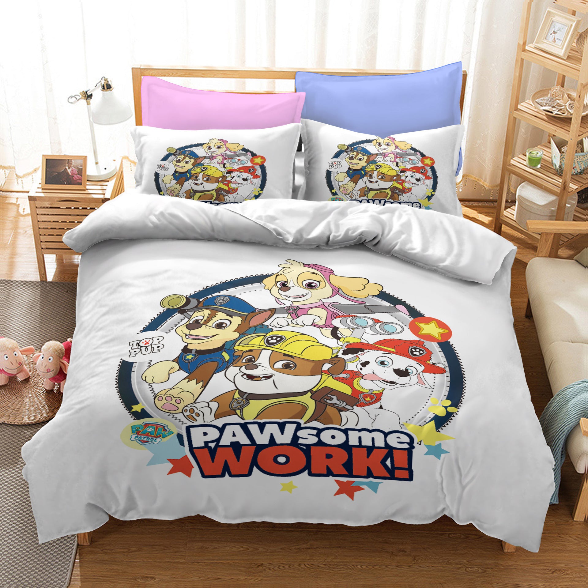 paw patrol bed set