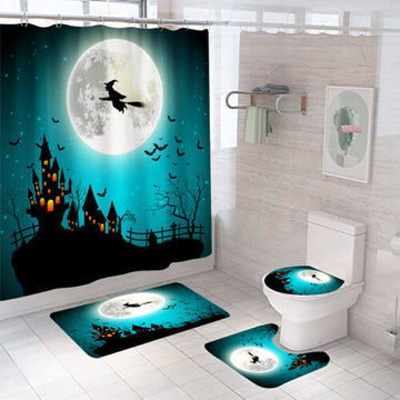 Halloween shower curtain