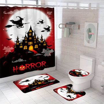 Halloween shower curtain