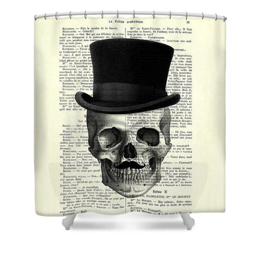 Halloween shower curtain