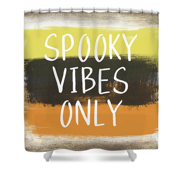 Halloween shower curtain