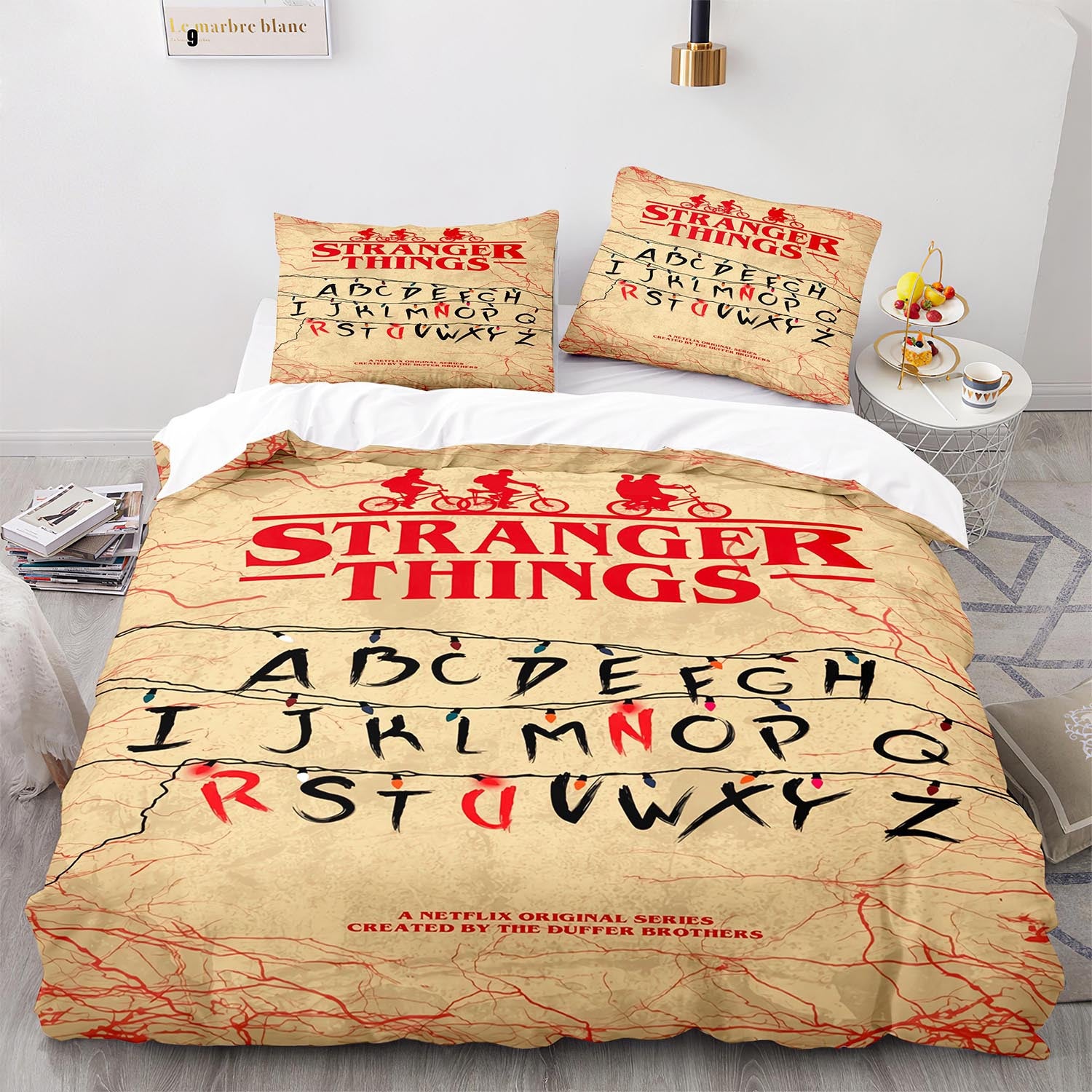 stranger things bed set