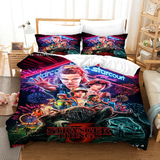 stranger things bed set