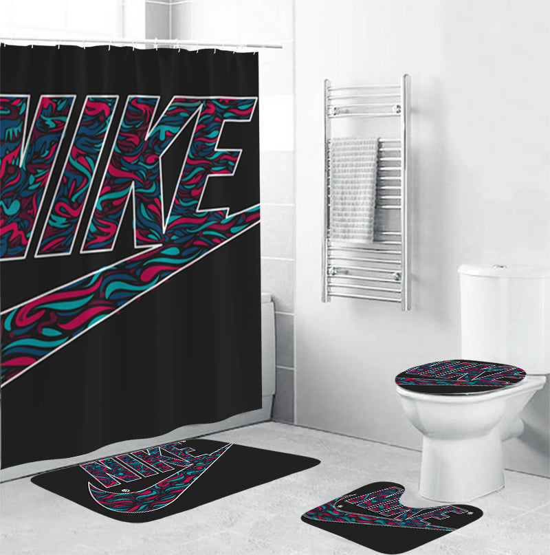 nike shower curtain