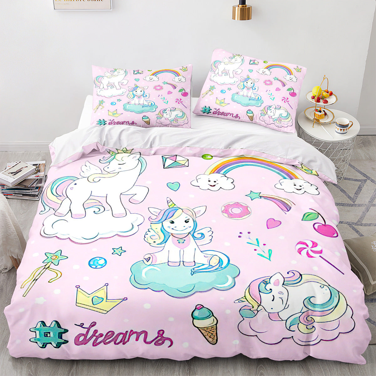 unicorn bed set