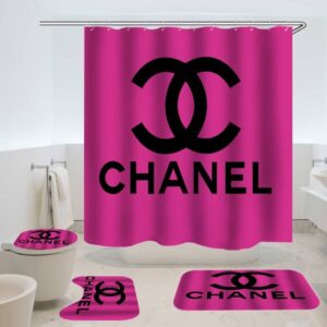 Chanel shower curtain