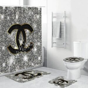 Chanel shower curtain