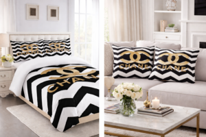chanel bed set