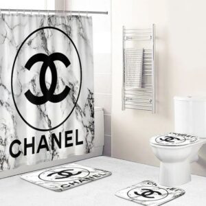 Chanel shower curtain