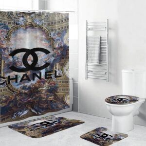 Chanel shower curtain