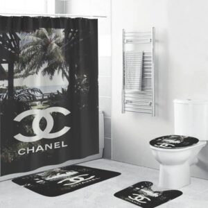 Chanel shower curtain