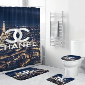 Chanel shower curtain