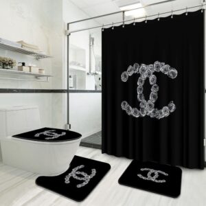 Chanel shower curtain