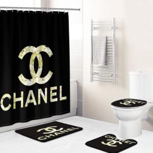Chanel shower curtain