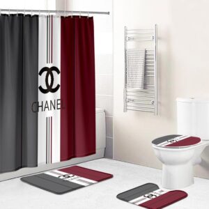 Chanel shower curtain