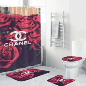 Chanel shower curtain