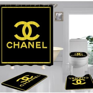 Chanel shower curtain