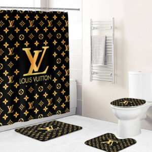 louis vuitton shower curtain