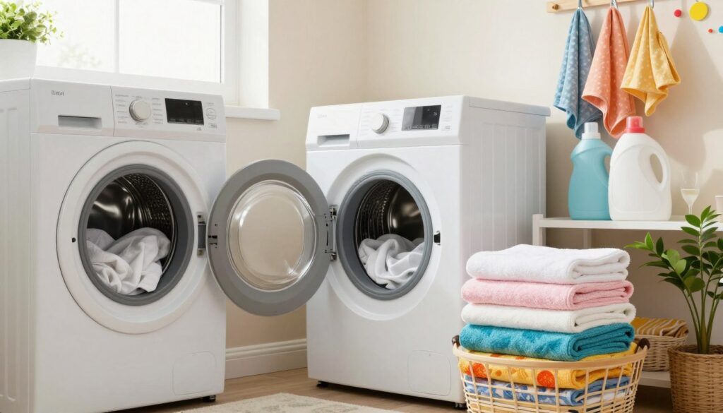 can i wash bed sheets with towels